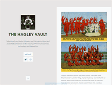 Tablet Screenshot of hagleyvault.org